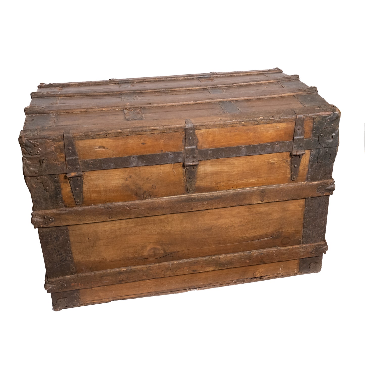 vintage wooden chest