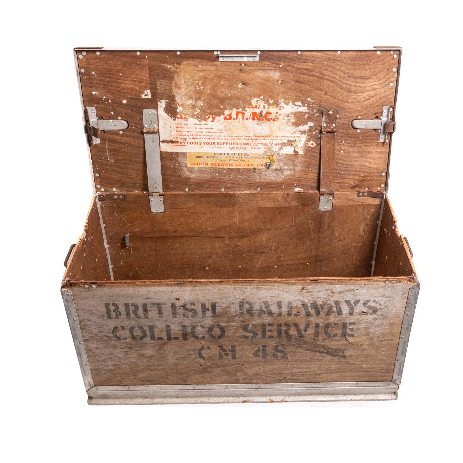 Original British Railway Collico Service Trunk
